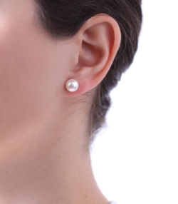 Pendientes "Single Pearl" Oro 18k Perlas Cultivadas