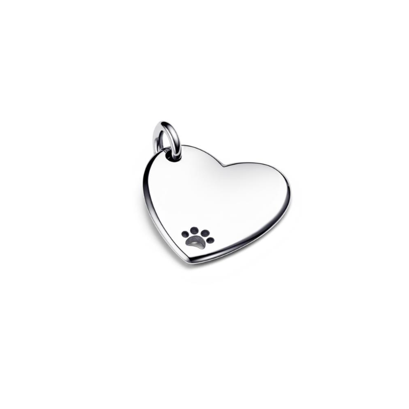 PLACA PANDORA PARA COLLAR MASCOTA CORAZON 312270C00