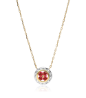 GARGANTILLA "PETALS" RUBIES Y ORO 18K