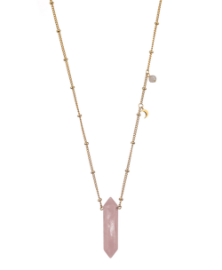 AGATHA PARIS COLLAR TALISMAN CUARZO ROSA SARA CARBONERO 2651391-307-TU