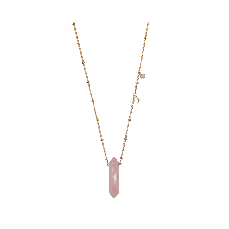 AGATHA PARIS COLLAR TALISMAN CUARZO ROSA SARA CARBONERO 2651391-307-TU AGATHA PARIS COLLAR TALISMAN CUARZO ROSA SARA CARBONERO 2651391-307-TU
