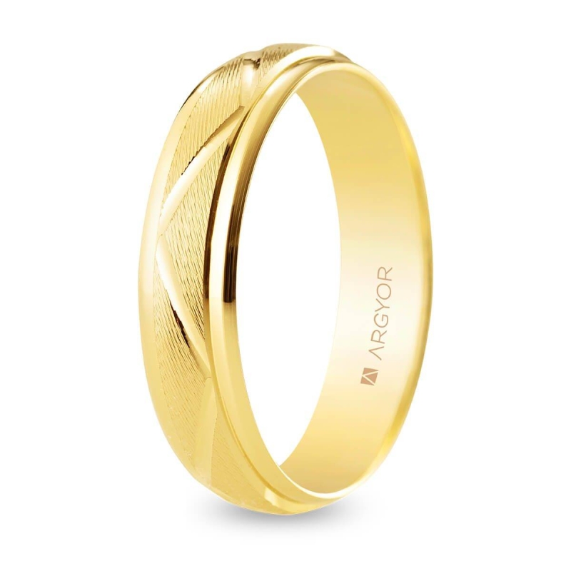 Alianza "Argyor" Zigzag Oro 18k 5 mm (5150138)