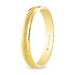 Alianza "Argyor" Diamantada Oro 18k 3.5mm (5135543)