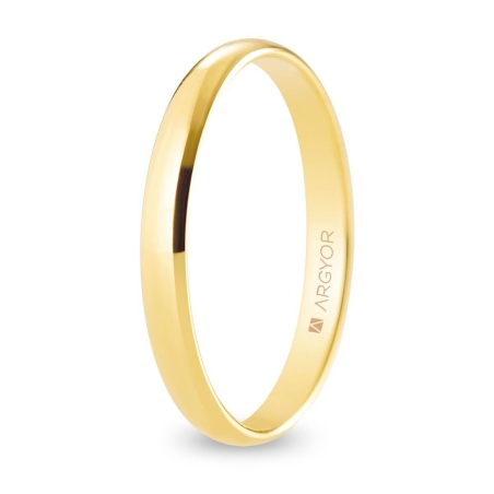 Alianza "Argyor" Confort Oro 18k 2.5mm (A25CP00)