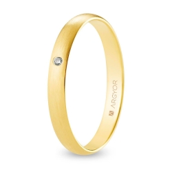 Alianza "Argyor" Diamante Oro 18k 3mm (A30CS1D)