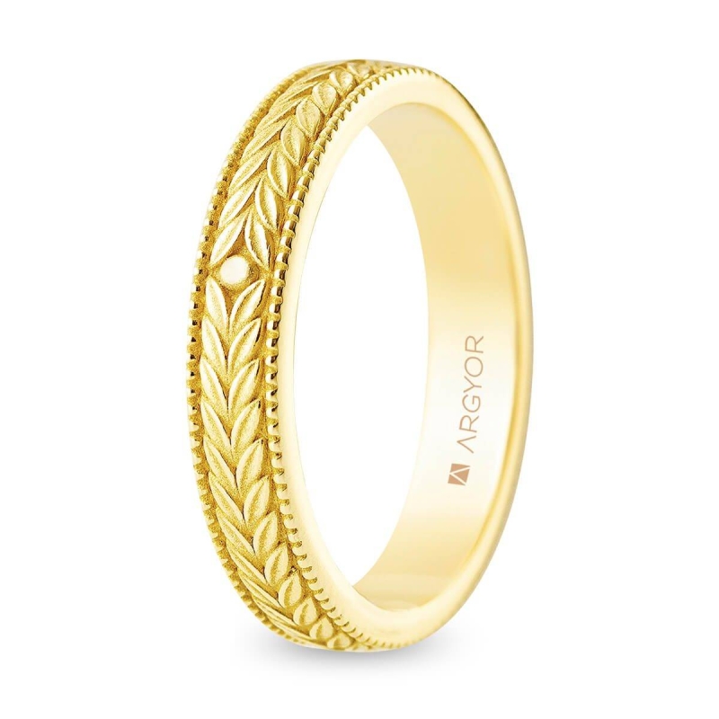 Alianza "Argyor" Romántica Oro 18k 3mm (5130551)