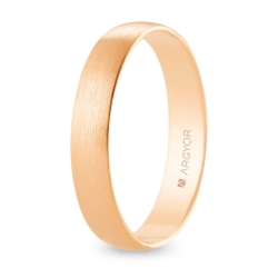 Alianza "Argyor" Satinada Oro 18k 4mm (R40RS00)