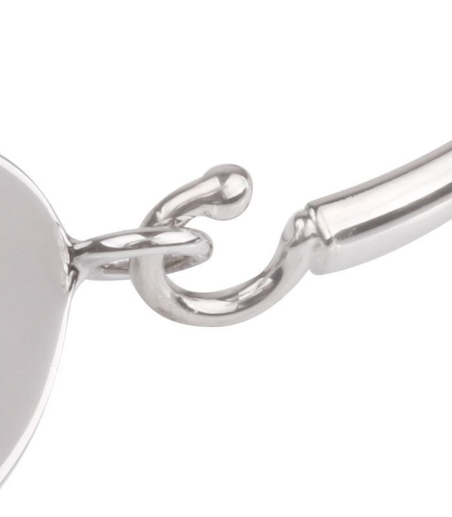 Pulsera de Plata Rígida "Corazón"