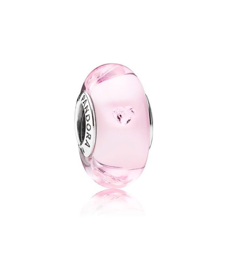 Charm de Murano "Brillantes Corazones" 791632PCZ