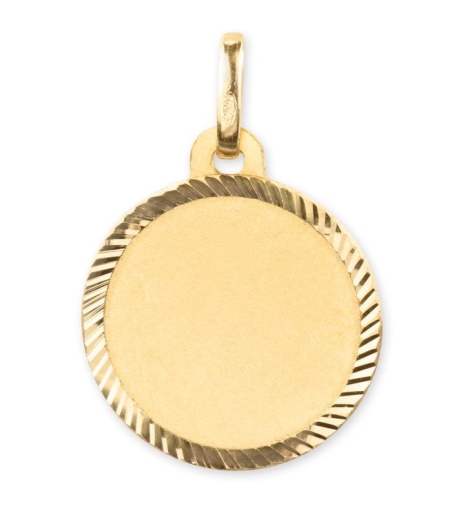 Medalla oro circular