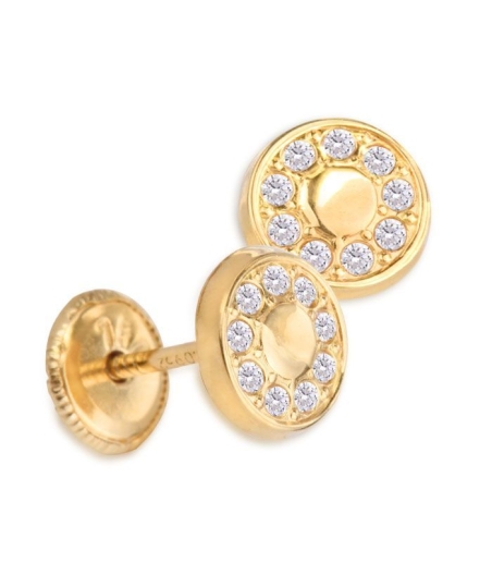 Pendientes Oro 18k Redondos