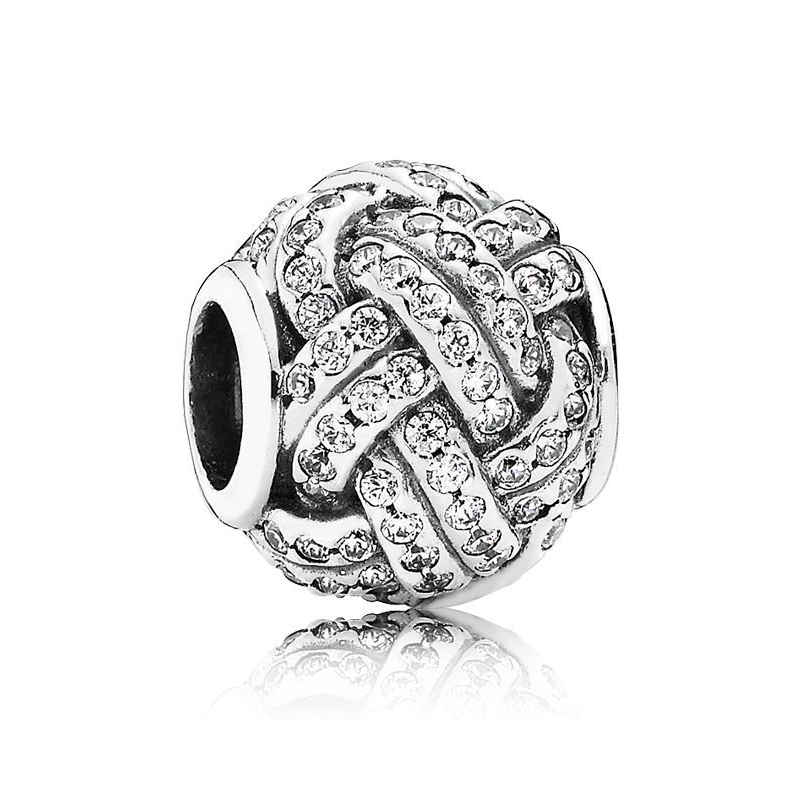 Charm "Brillante Nudo de Amor" Pandora 791537CZ