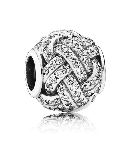 Charm "Brillante Nudo de Amor" Pandora 791537CZ