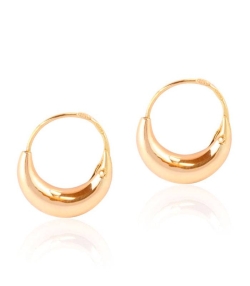 Pendientes Oro Morcilla 13x4 mm