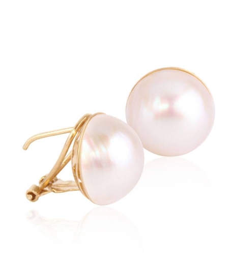 Pendientes Oro con Perla Japonesa