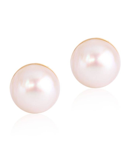 Pendientes Oro con Perla Japonesa
