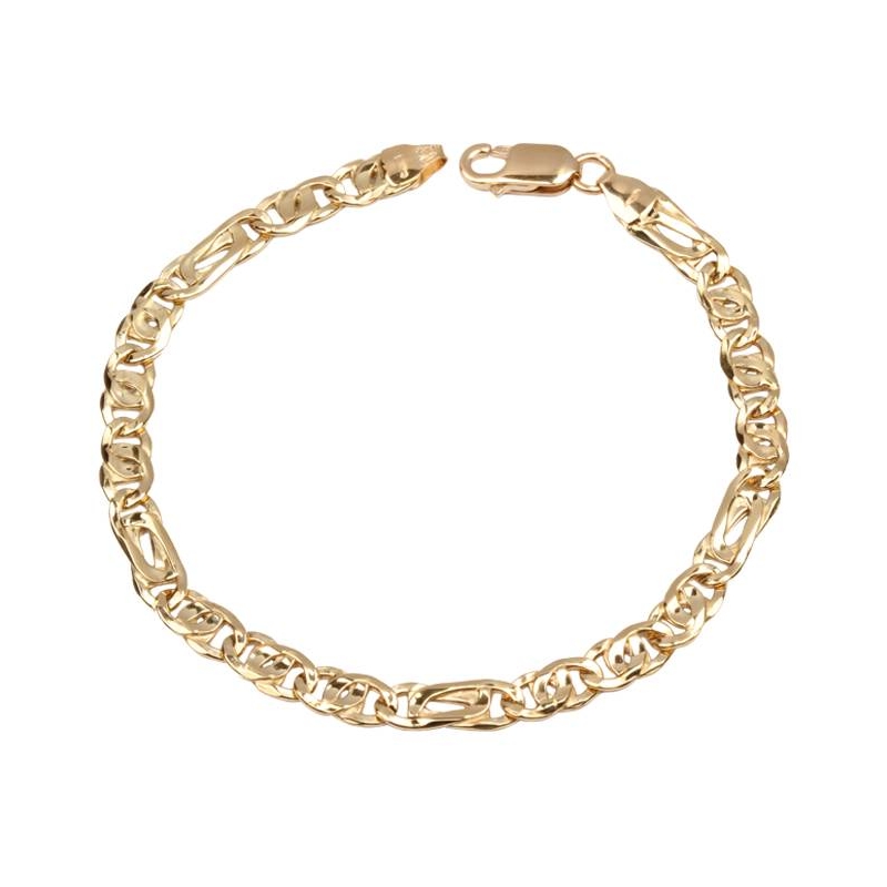 Pulsera oro 18k eslabón italiano