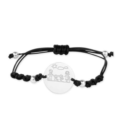 Pulsera Familia Plata de Ley