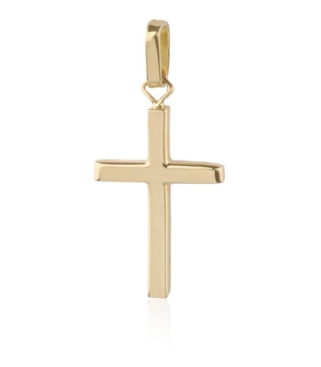 Colgante cruz oro 18k