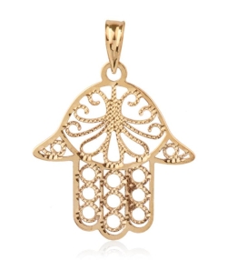 Colgante Oro Mano De Fatima