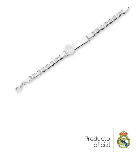 Esclava cadete Real Madrid plata de ley