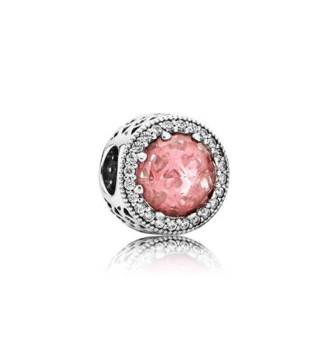 Charm Corazón Radiante Rosa 791725NBP 