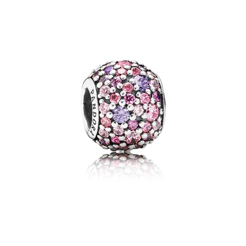 Charm pavé morado y rosa 791261ACZMX 