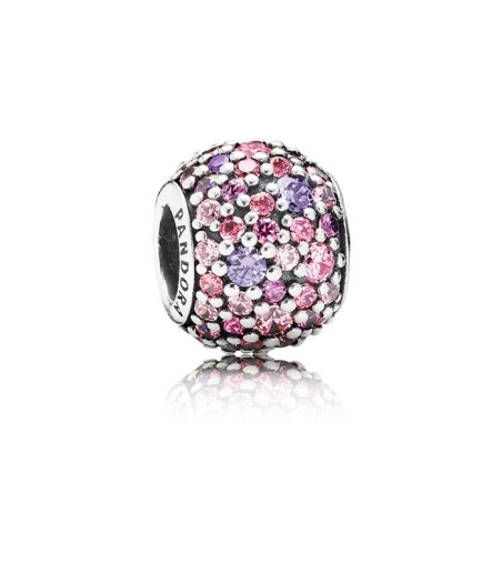 Charm pavé morado y rosa 791261ACZMX 