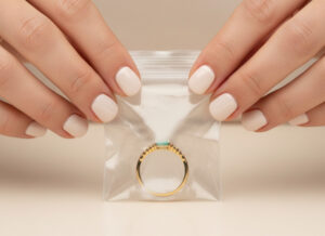 como guardar joyas en una maleta