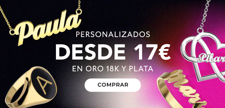 Joyas personalizadas desde 17€