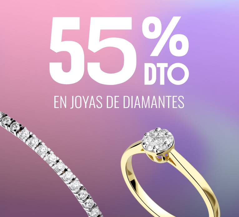 -55% en joyas de diamantes