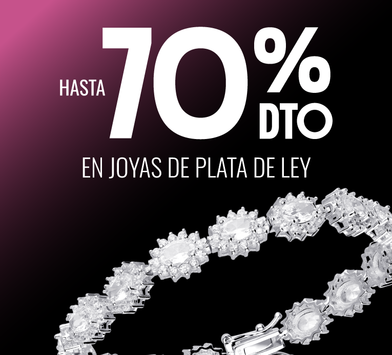 Hasta -70% en plata de primera ley y todas las marcas