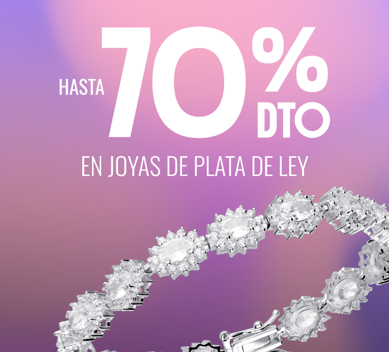 Hasta -70% en plata de primera ley y todas las marcas
