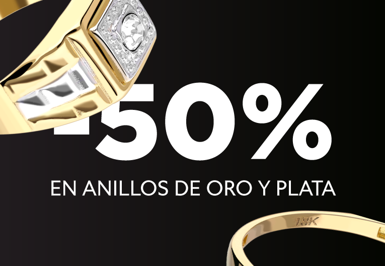 -55% en anillos de oro 18 k