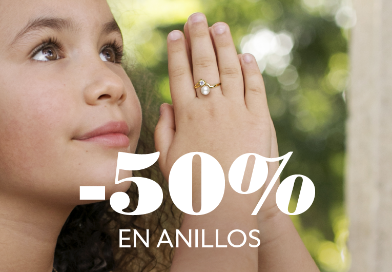 -50% en Anillos de comunión