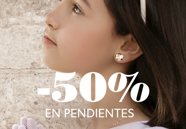-50% en Pendientes de comunión