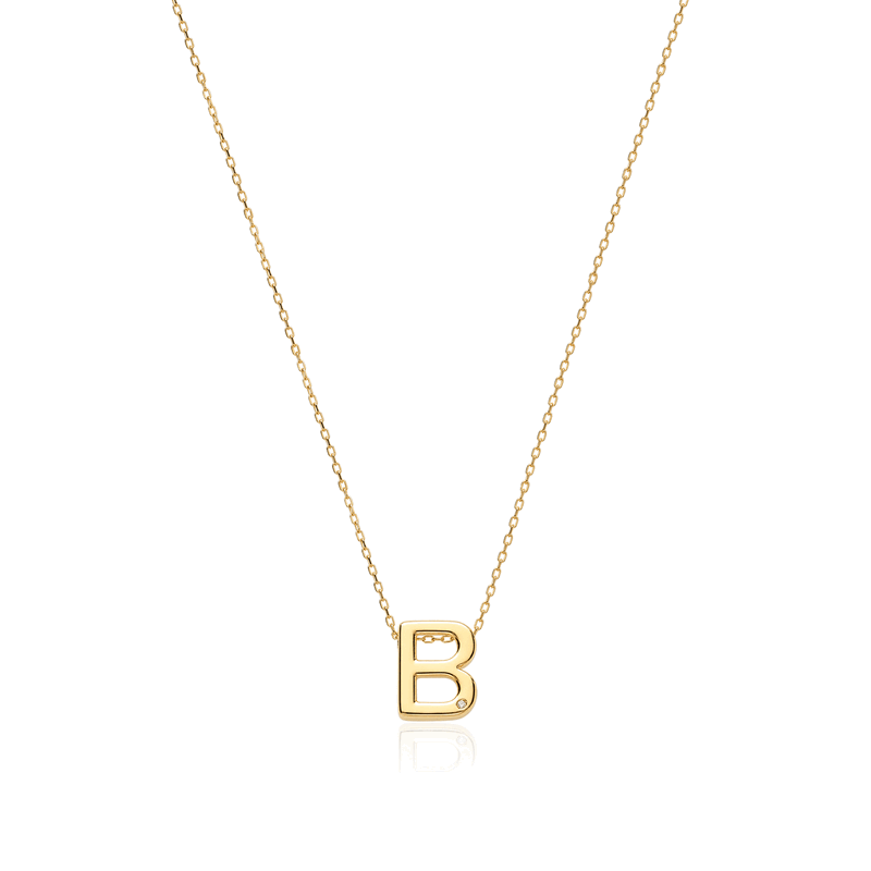 Gargantilla oro 18k y diamante 0.004cts "Mi luz"